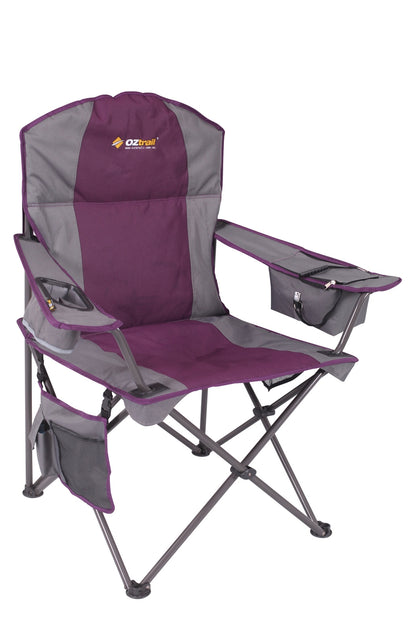 Kokomo Cooler Arm Chair Purple by OZTRAIL