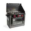 2 Burner Stove/Oven Combo Stainless Steel by COMPANION