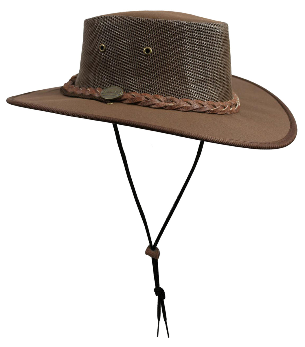 1057 Canvas Drover Hat by BARMAH -OzCampingWarehouse