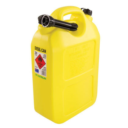 20Lt Plastic Diesel Jerry Can by OUTBOUND