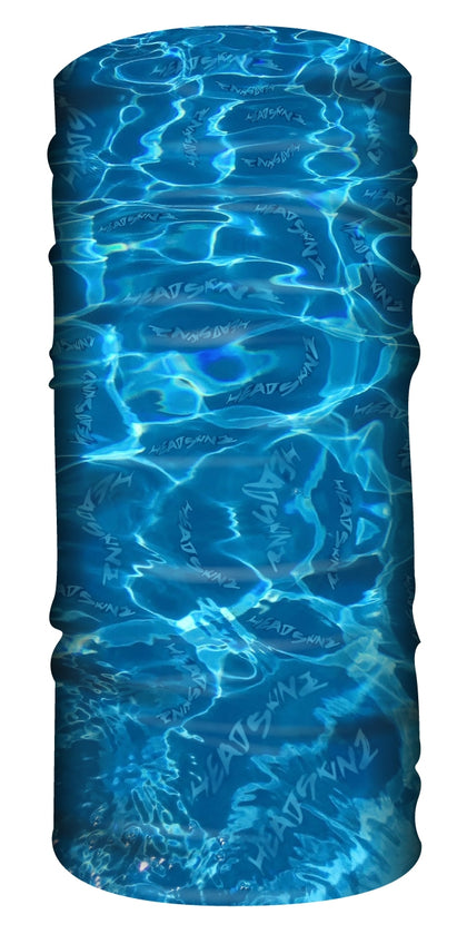 HEADSKINZ UPF50+ - Crystal Water Design Neck Gaitor
