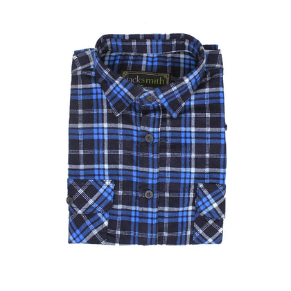 Full Button Pure Cotton Flannelette Shirt by JACKSMITH
