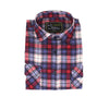 JACKSMITH Half Button Pure Cotton Flannelette Shirt