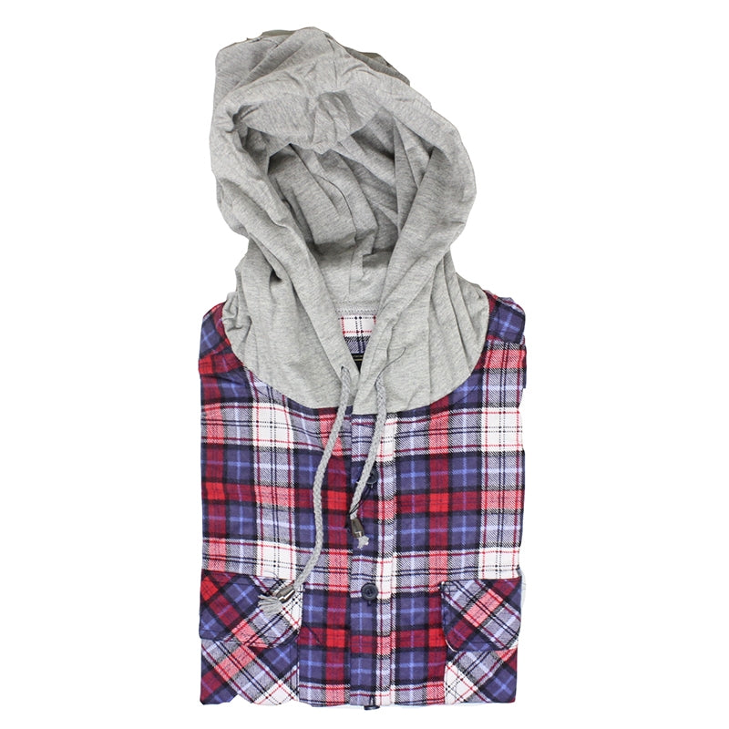 Flannelette Hooded Shirt by JACKSMITH -OzCampingWarehouse