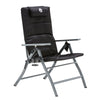 COLEMAN Chair Flat Fold 5 Position? Padded with Glassp? Black