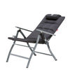 COLEMAN Chair Flat Fold 5 Position? Padded with Glassp? Black