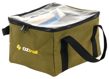OZTRAIL Clear Top Canvas Bag Medium