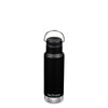 12oz Insulated Classic Narrow (with Loop Cap) Black by KLEAN KANTEEN