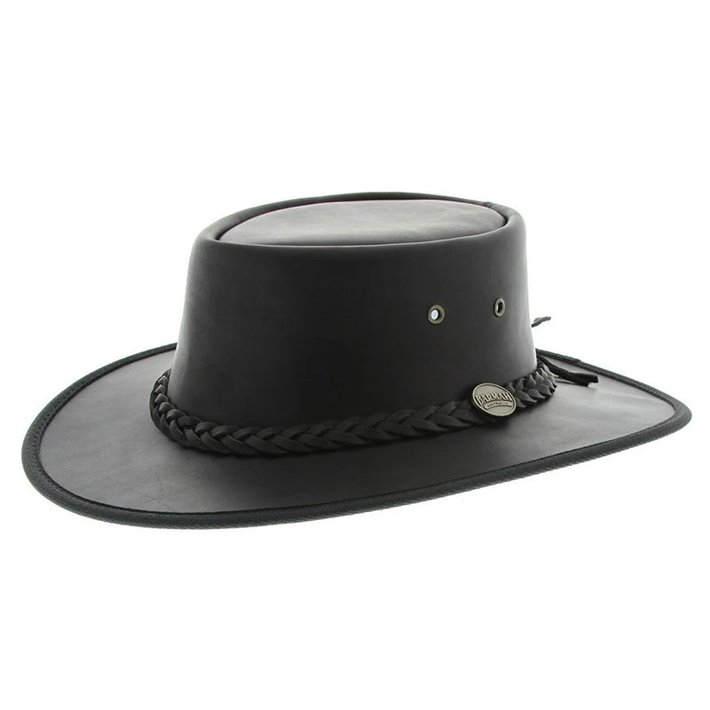 Barmah 1026 BR Squashy Full Grain Leather Hat - Brown – Hats By