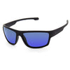 6610 Black Frame Sunglasses with Blue Polarised Lens by BLACK ICE