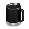 12oz Insulated Camp Mug with Tumbler Lid - Black by KLEAN KANTEEN