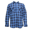 JACKSMITH Half Button Pure Cotton Flannelette Shirt