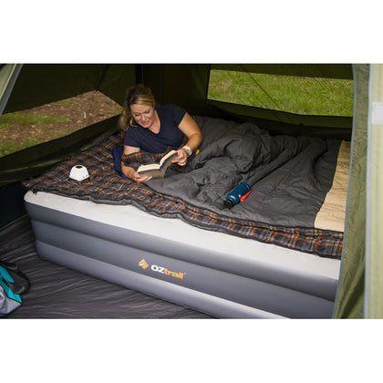OZTRAIL DuoComfort Queen 12V/240V Air Bed