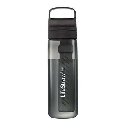 Go 2.0 Water Filter Bottle 650ml Nordic Noir by LIFESTRAW