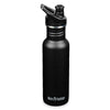 18oz Classic Narrow (with Sport Cap) Black by KLEAN KANTEEN