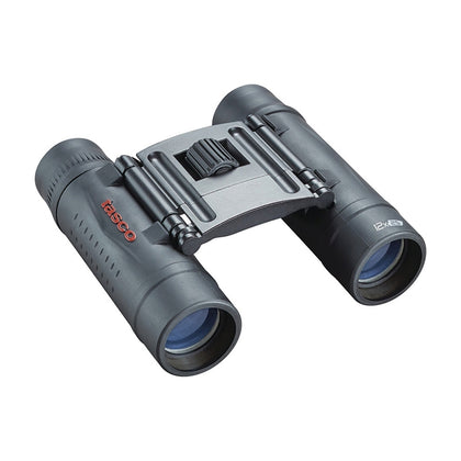 Essentials 12X25mm Roof Prism Black Compact Binoculars by TASCO