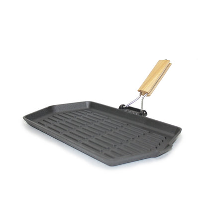 21x35cm Cast Iron Griddle by OUTBOUND