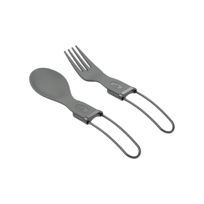 Tekk Folding Cutlery Set - Grey Grey by GSI