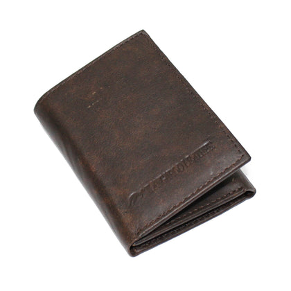 Kangaroo Leather Tri Fold Wallet by BARMAH