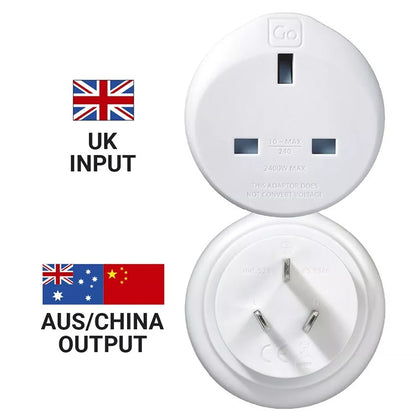 Inbound UK Travel Adaptor by GO TRAVEL