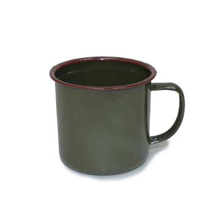 Vintage 8cm Mug with Dark Enamel by OUTBOUND