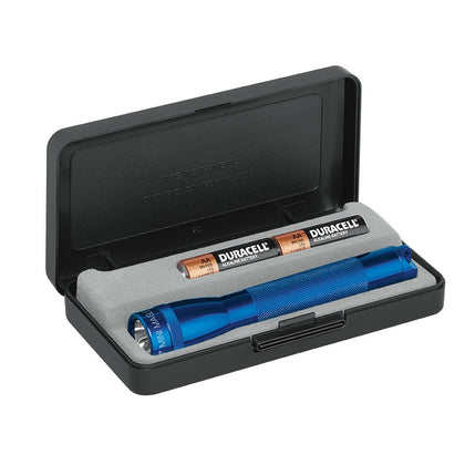 AA Mini Incandescent with Batteries in Gift Box - Blue Shimmer by MAGLITE