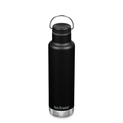 20oz Insulated Classic (with Loop Cap) Black by KLEAN KANTEEN