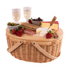 2 Person Pinewood Top Insulated Picnic Basket - Flora by AVANTI